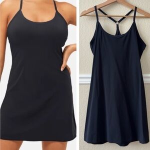 Outdoor Voices Exercise Dress w/ Shorts Underneath Black Size XS